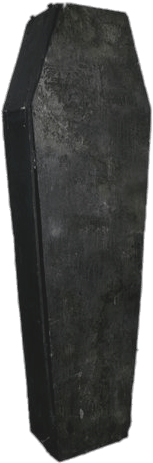 Black Vintage Coffin PNG image