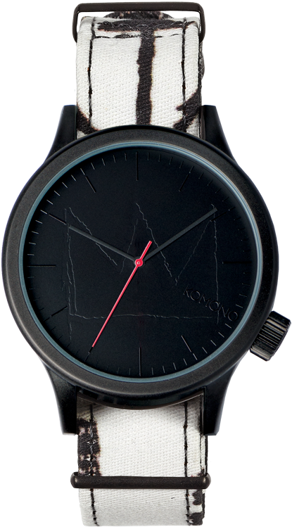 Black Watch Red Second Hand PNG image