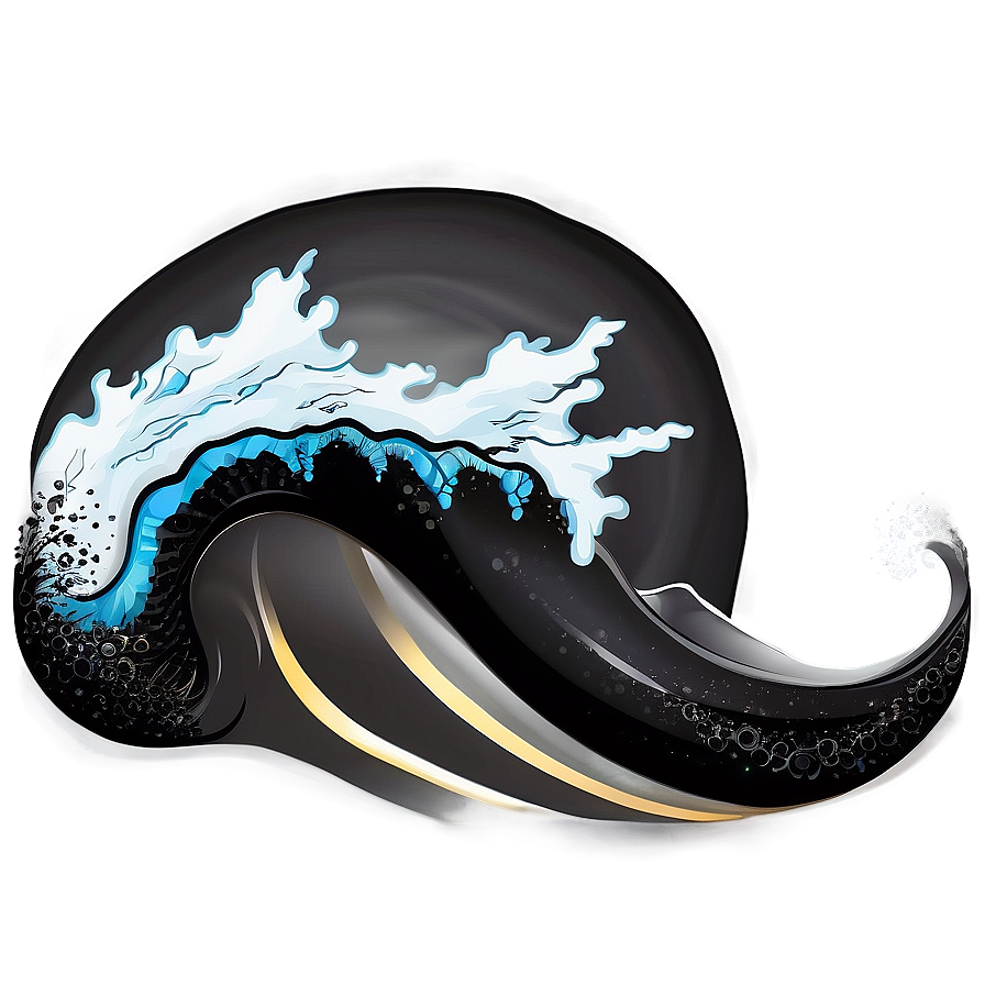 Black Wave Illustration Png Plj PNG image