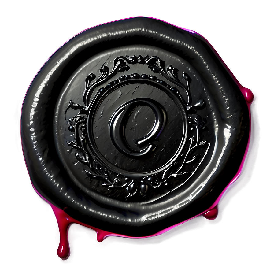 Black Wax Seal Png Gxk PNG image