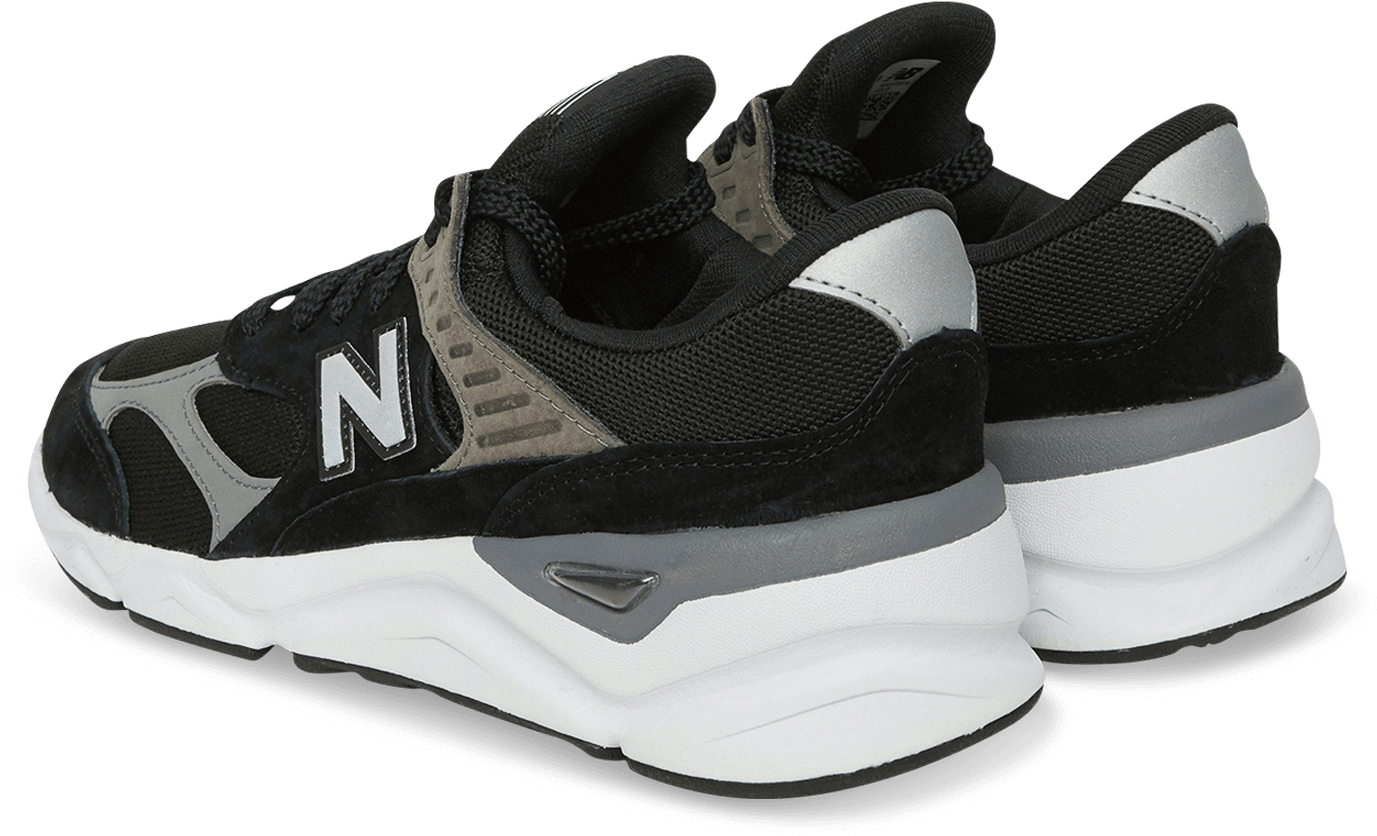Black White New Balance Sneakers PNG image