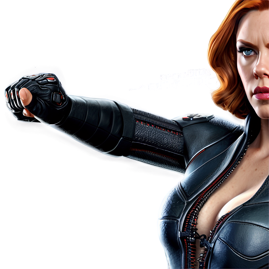 Black Widow Action Shot Png Ygr59 PNG image