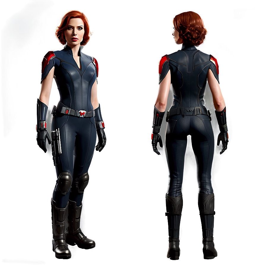 Black Widow Alternate Costume Png 6 PNG image