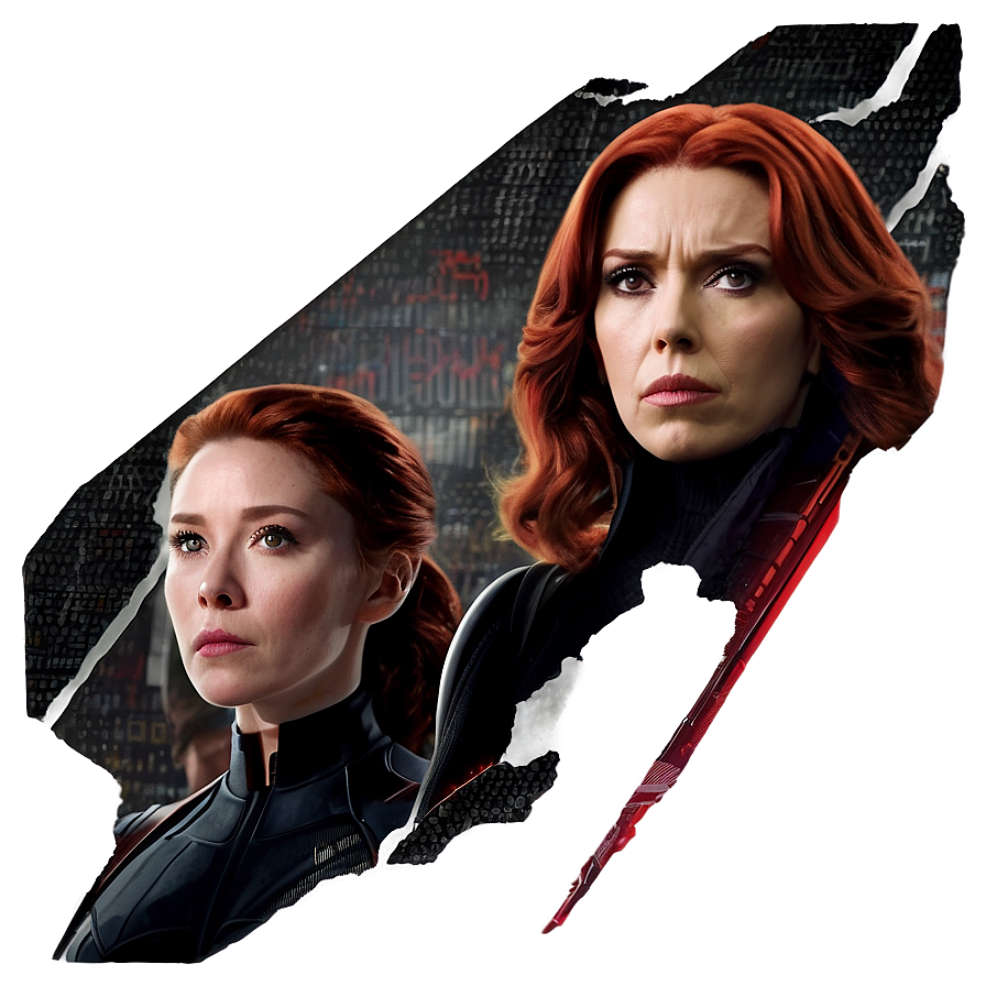 Black Widow Avengers Team Png 05212024 PNG image