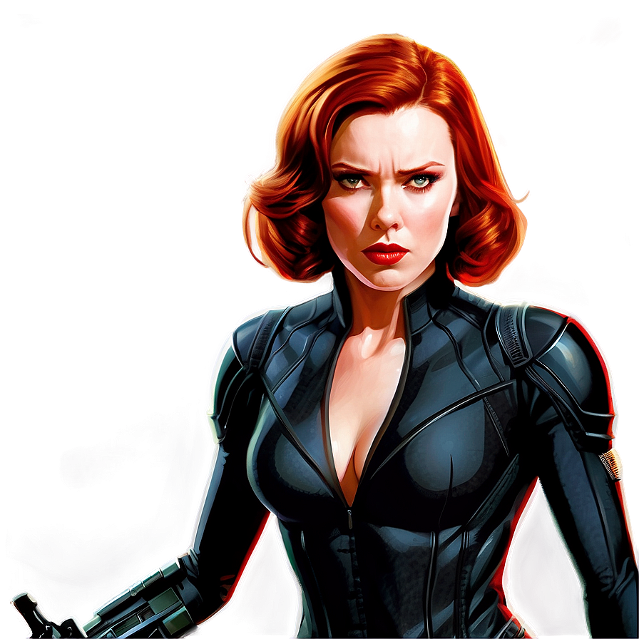 Black Widow Comic Cover Png 9 PNG image