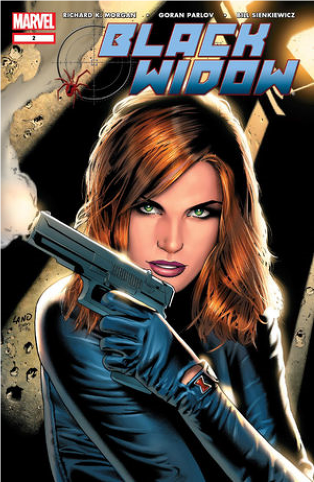 Black Widow Comic Issue2 Cover Art PNG image