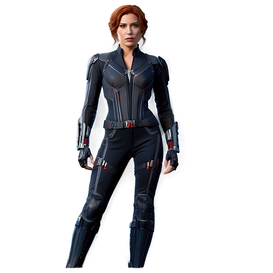 Black Widow Endgame Suit Png Kii95 PNG image