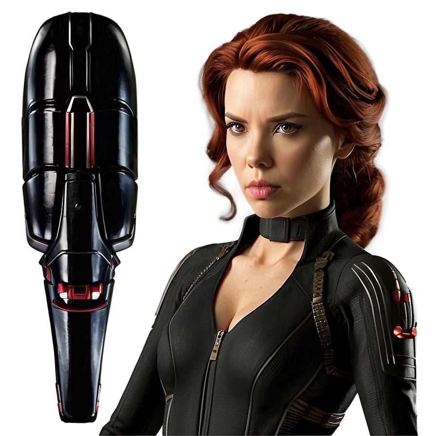 Black Widow Hairstyle Png 05212024 PNG image