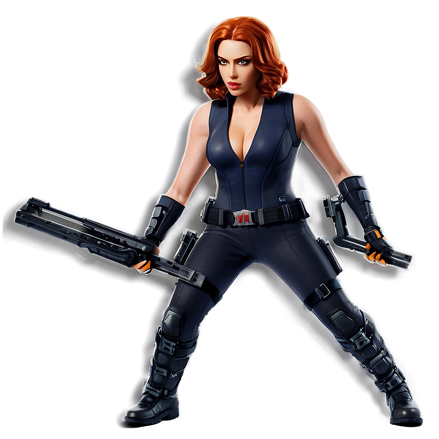 Black Widow Iconic Look Png 88 PNG image