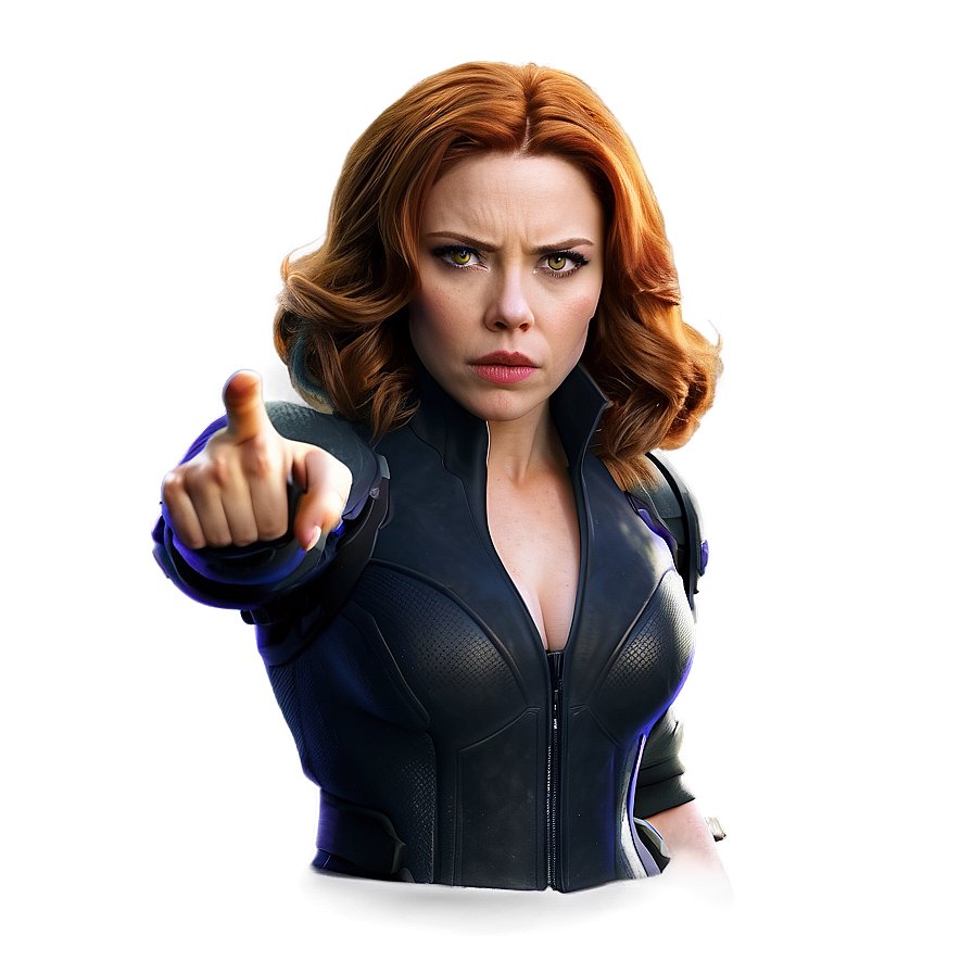 Black Widow In Suit Png 47 PNG image