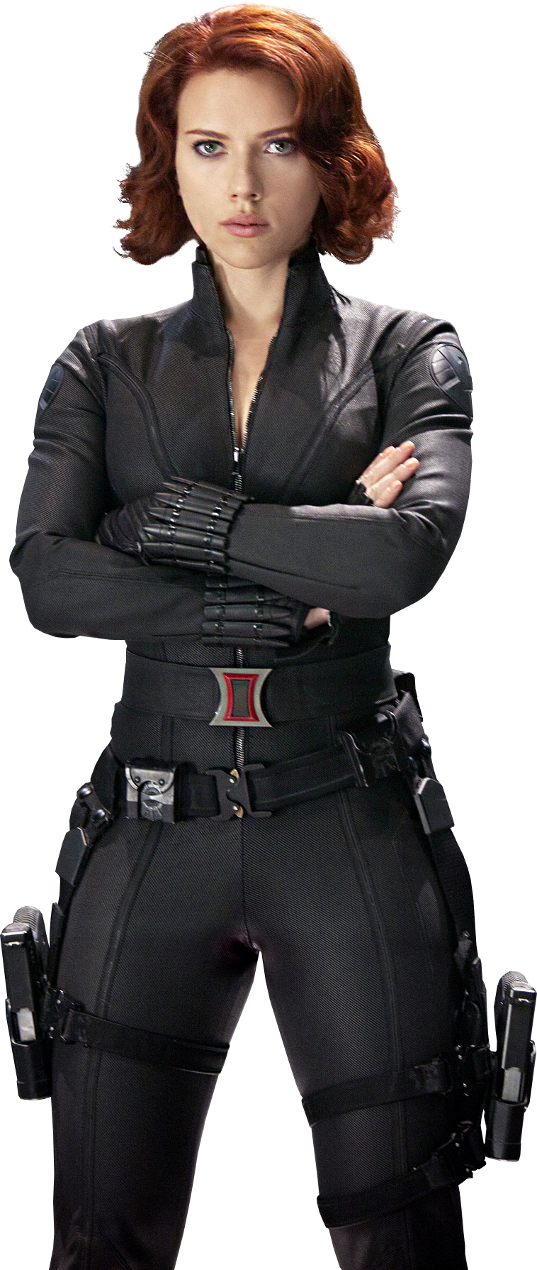 Black Widow Standing Pose PNG image