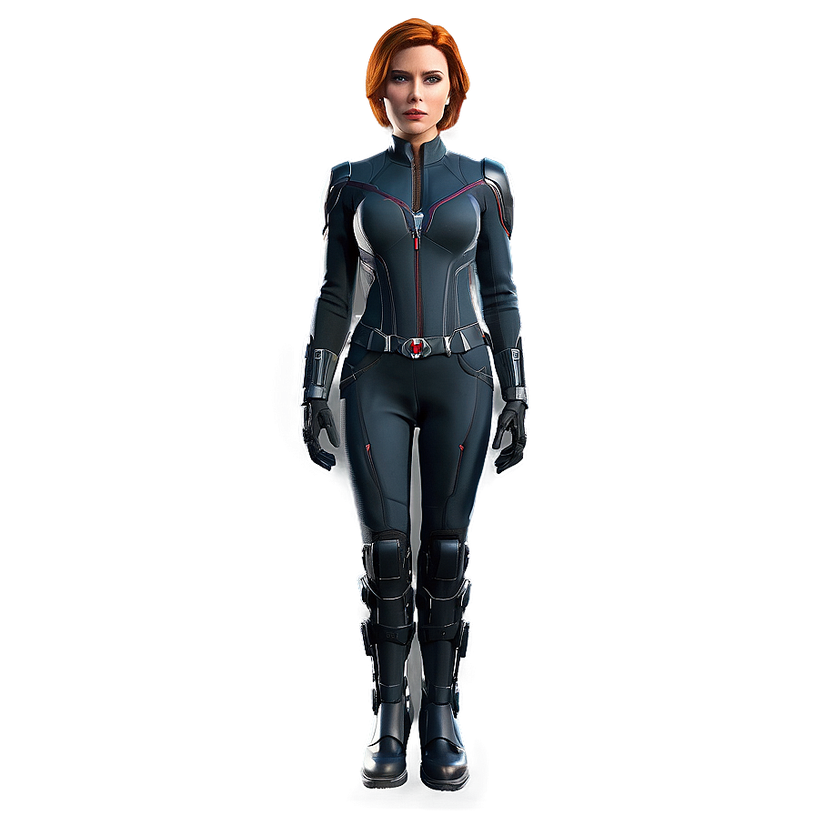 Black Widow Stealth Suit Png Tja33 PNG image