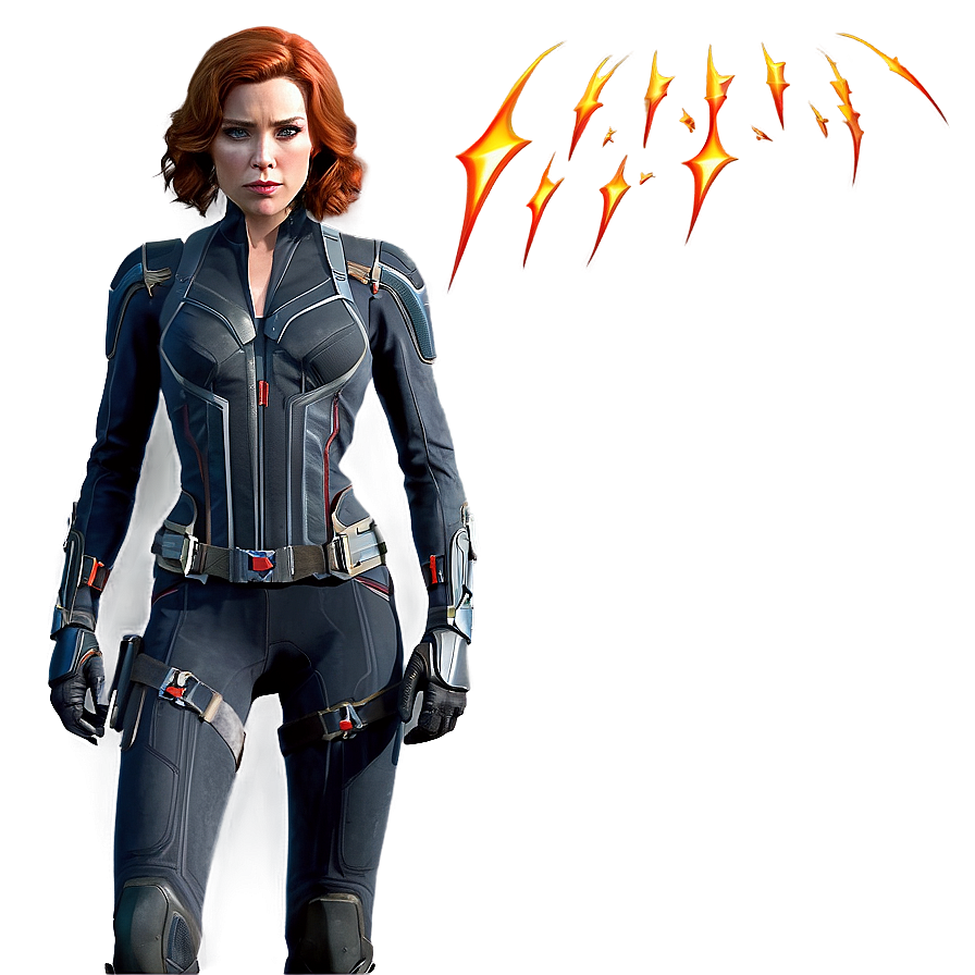 Black Widow Superhero Png 05212024 PNG image