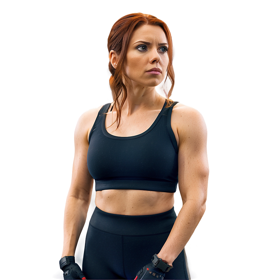 Black Widow Training Look Png Nvs PNG image
