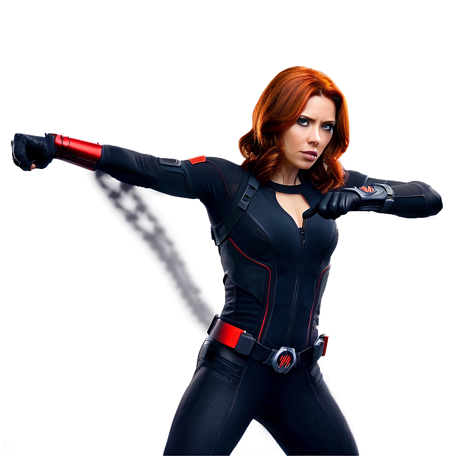 Black Widow Training Look Png Swo PNG image