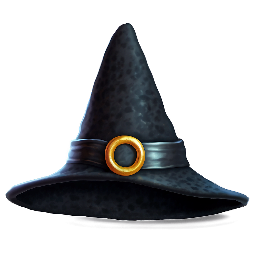 Black Witch Hat Png 05252024 PNG image