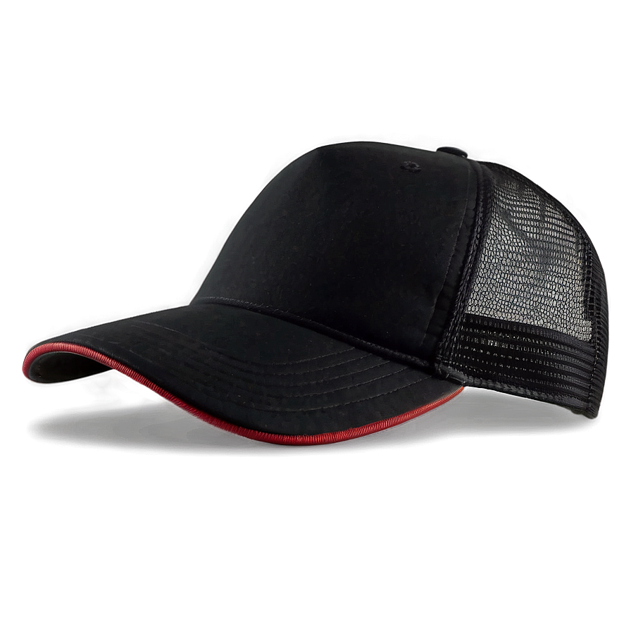 Black Wool Trucker Hat Png Cou PNG image