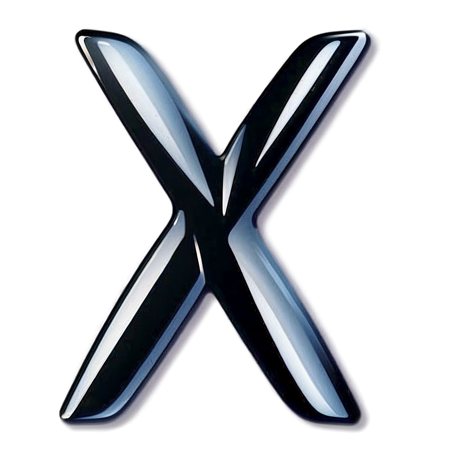 Black X Brand Logo Png 32 PNG image