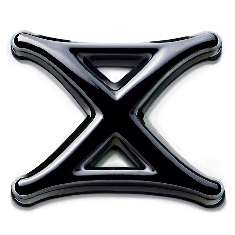 Black X Brand Logo Png Vef PNG image