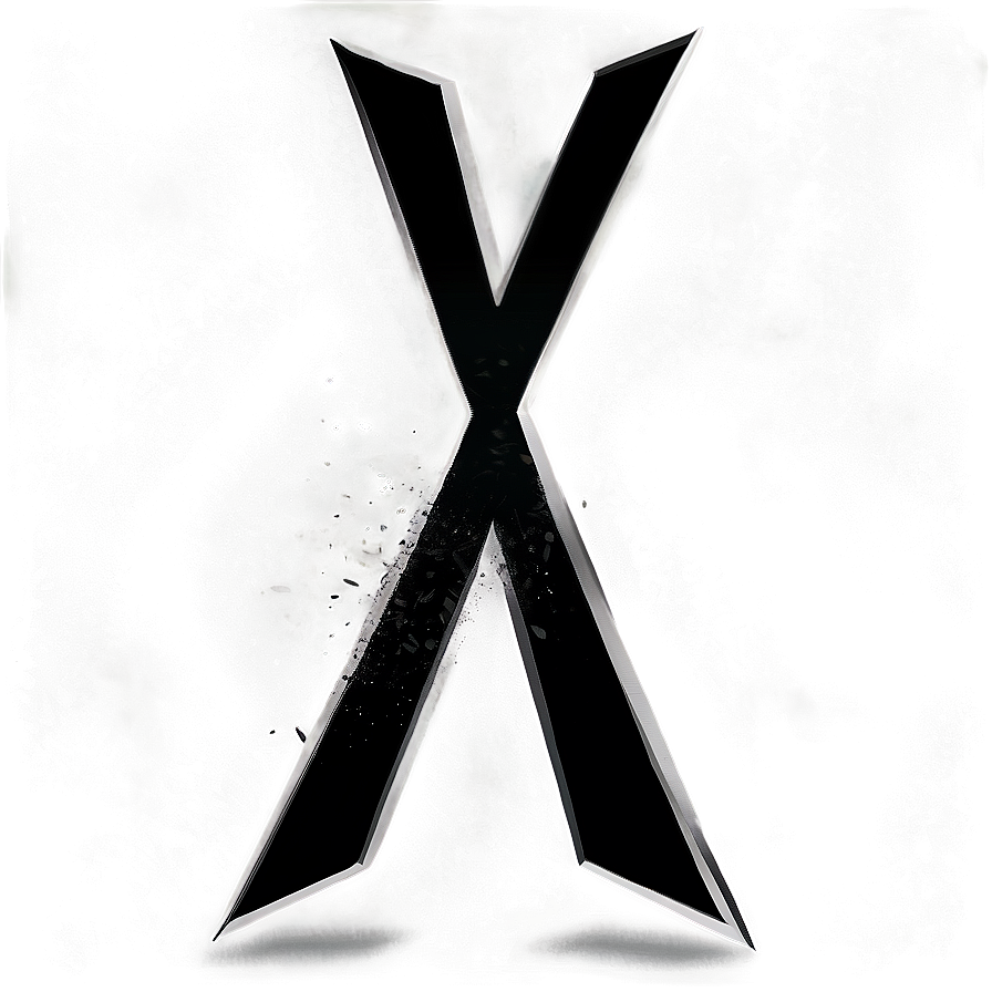 Black X Themed Image Png 62 PNG image