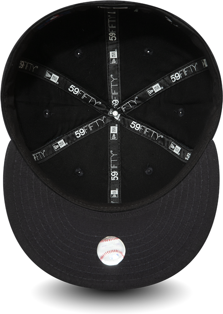 Black Yankees Cap Underside View PNG image