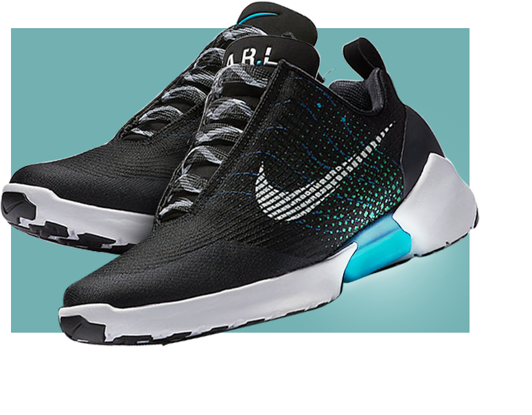 Blackand Teal Running Sneakers PNG image