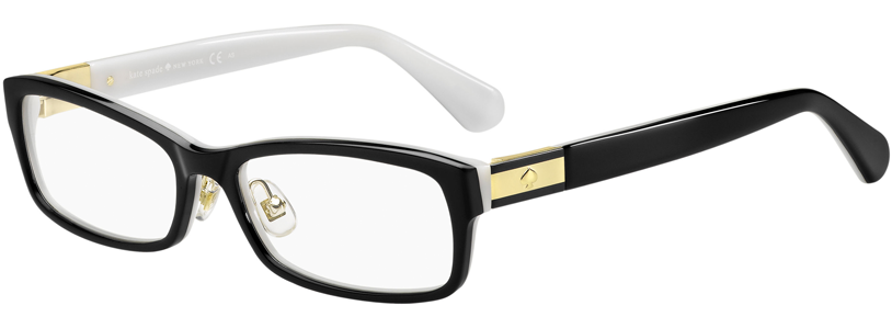 Blackand White Designer Eyeglasses PNG image