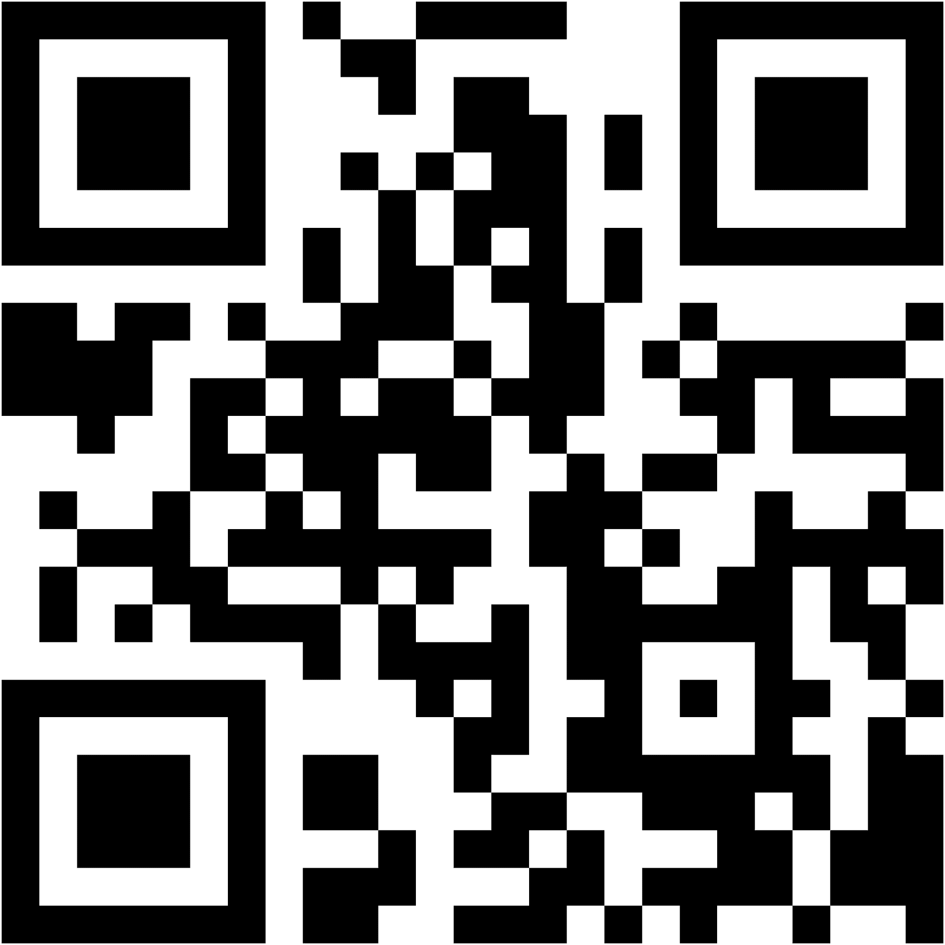 Blackand White Q R Code PNG image