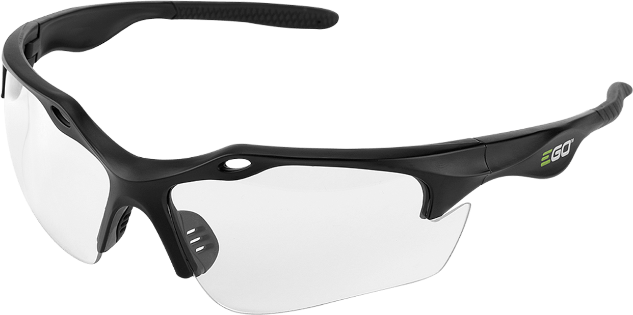 Blackand White Safety Goggles PNG image