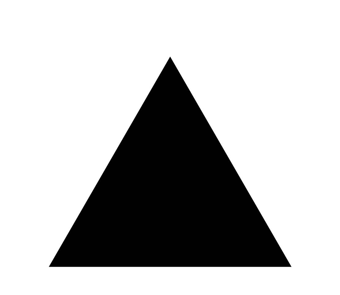 Blackand White Triangle Graphic PNG image