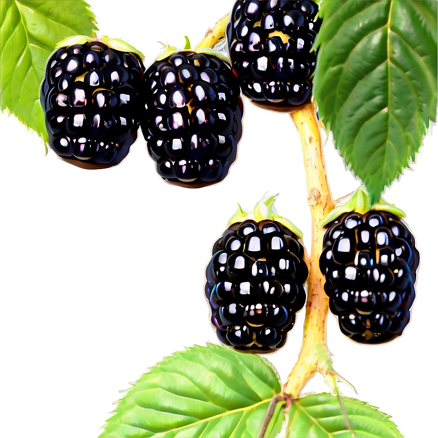 Blackberry On Branch Png 21 PNG image