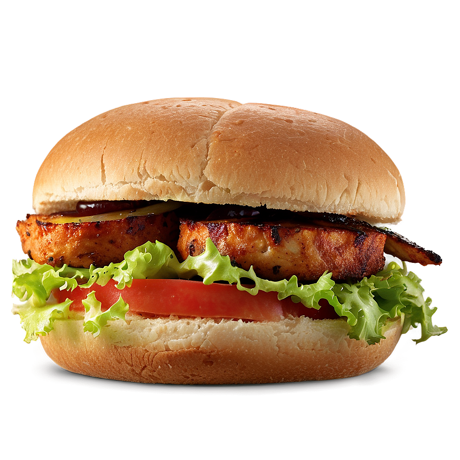 Blackened Chicken Sandwich Png 06132024 PNG image