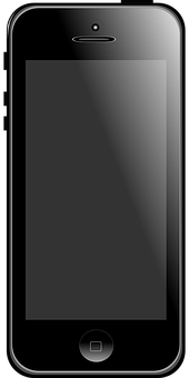 Blacki Phone Classic Design PNG image