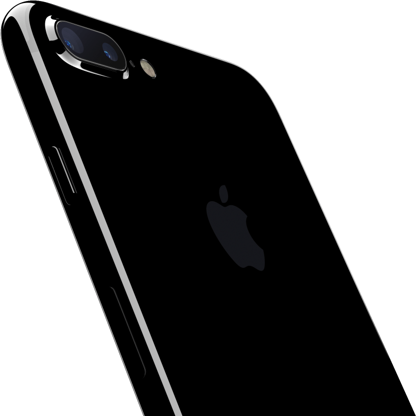 Blacki Phone Jet Black Finish PNG image