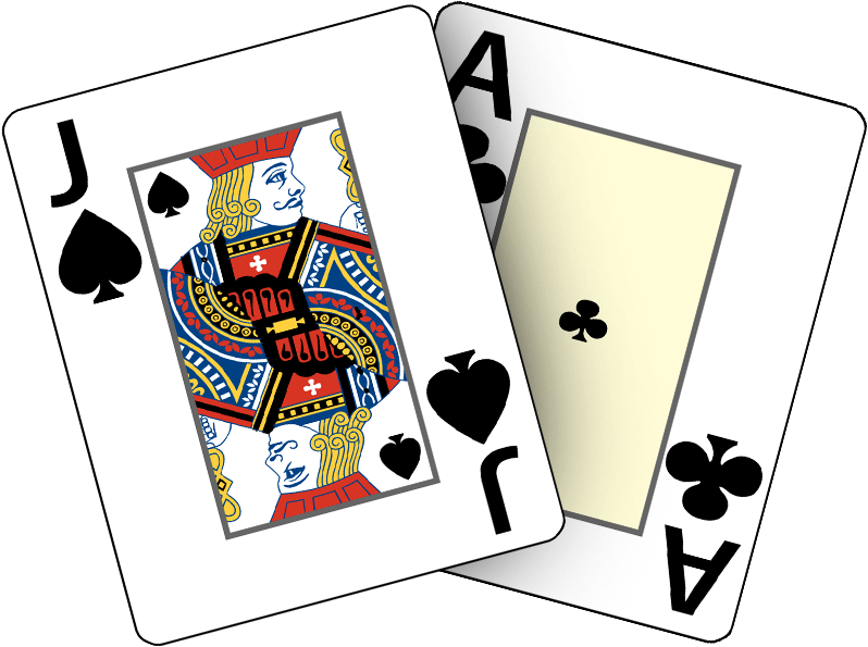 Blackjack Hand Aceand Jack PNG image