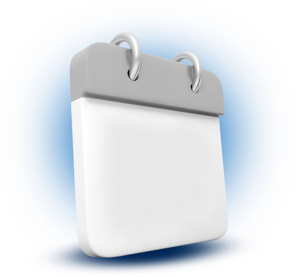 Blank Calendar Icon3 D PNG image