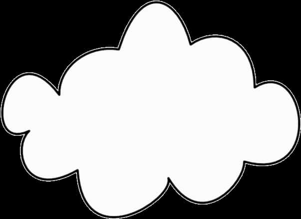 Blank_ Comic_ Cloud_ Bubble PNG image