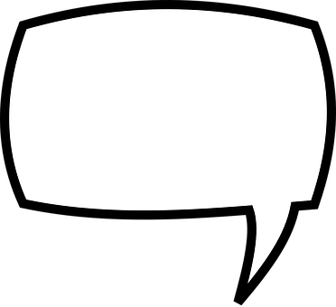 Blank Comic Speech Bubble PNG image