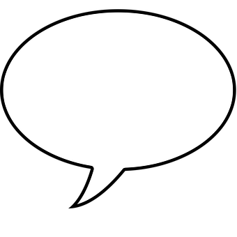 Blank Comic Speech Bubble PNG image