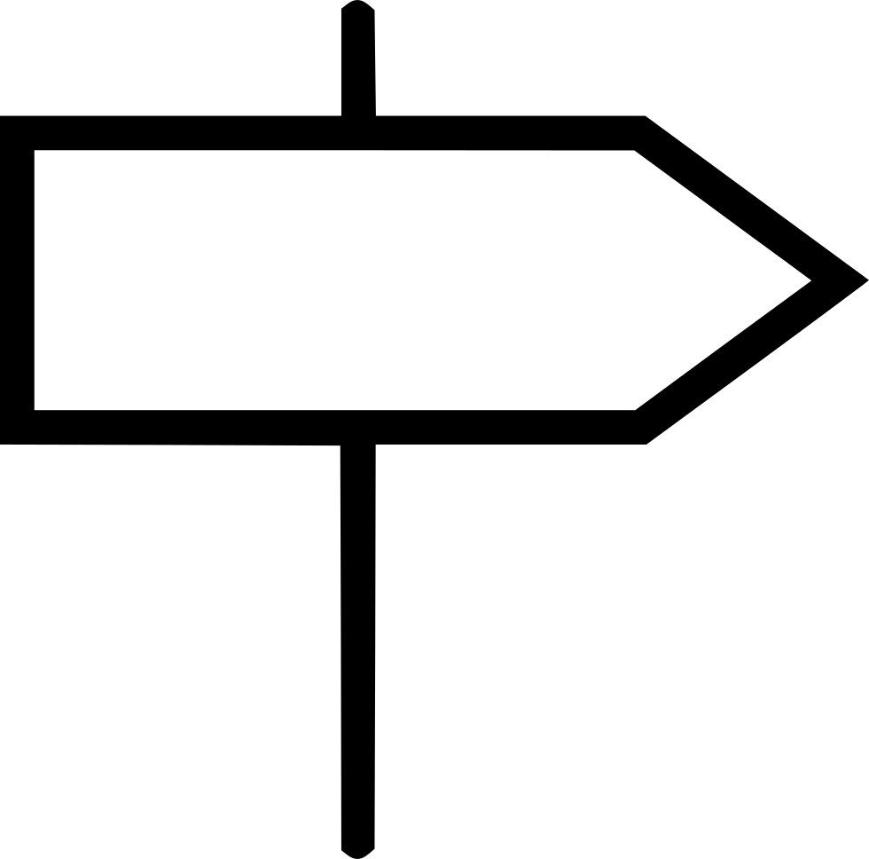 Blank_ Directional_ Signpost.png PNG image