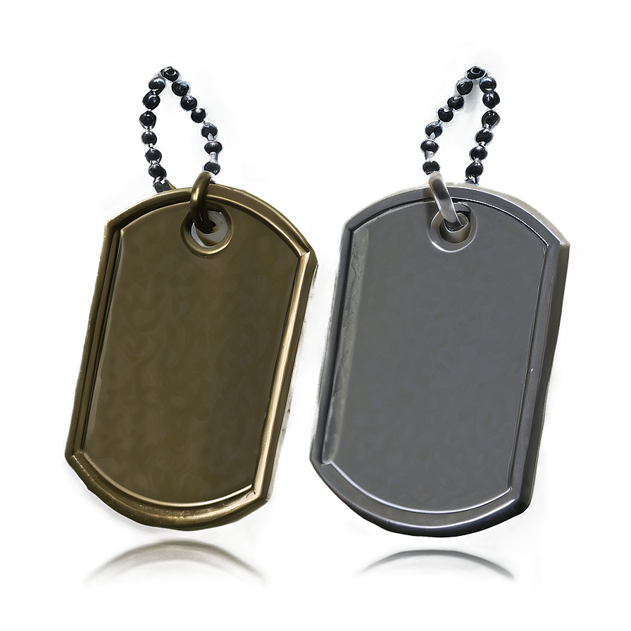 Blank Dog Tags Png Xhe PNG image