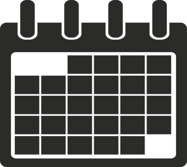 Blank Monthly Calendar Icon PNG image