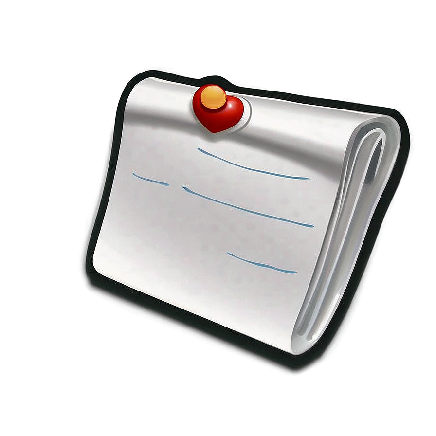 Blank Paper Note Png Ioh9 PNG image