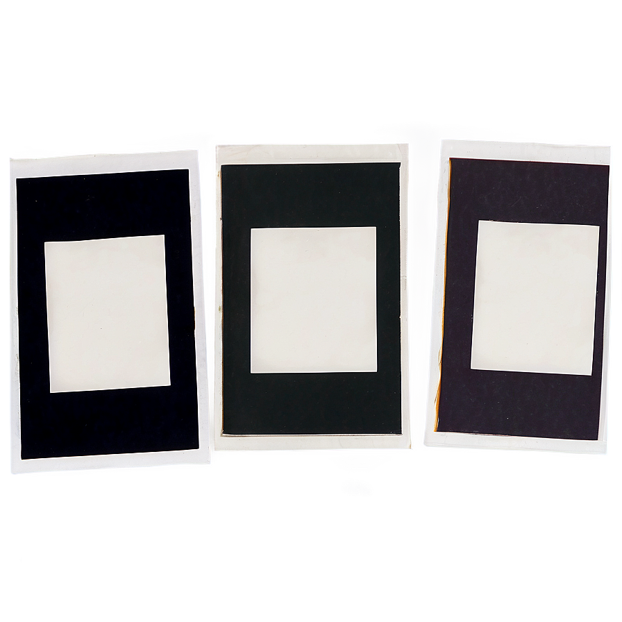 Blank Polaroid Film Template Png 06262024 PNG image