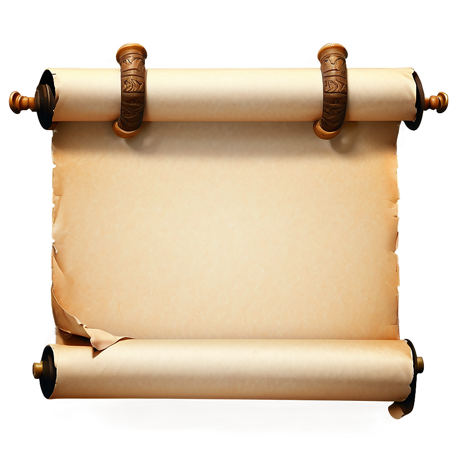 Blank Scroll Paper Sheet Png 06262024 PNG image