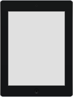 Blank Tablet Screen PNG image