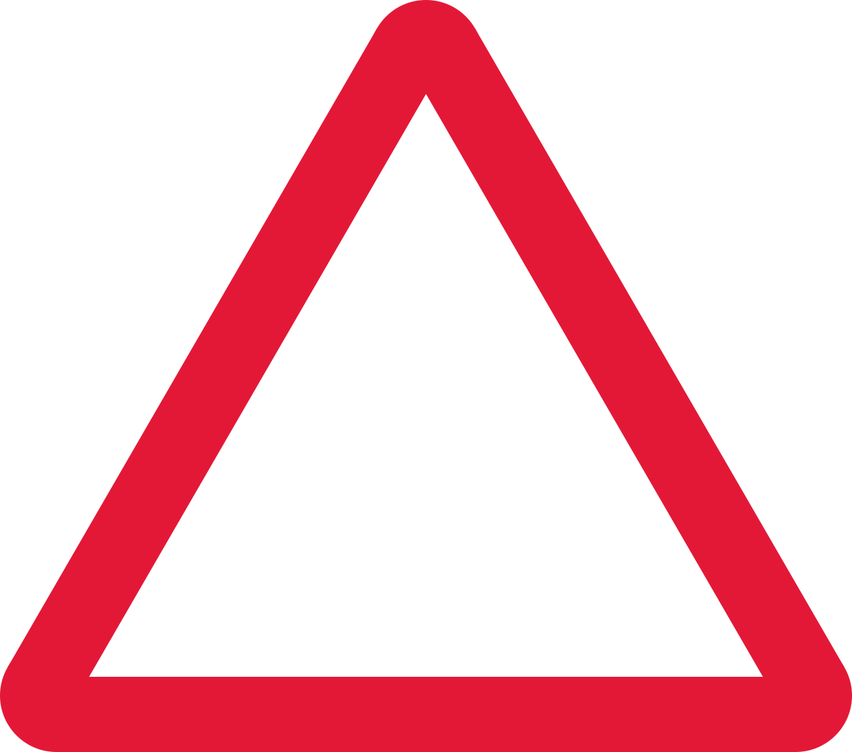 Blank_ Triangular_ Road_ Sign PNG image