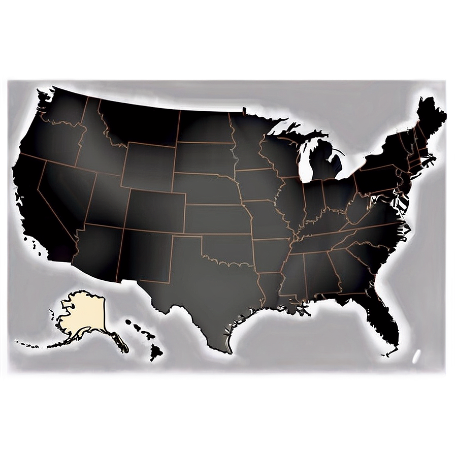 Blank Usa Map Png Xmn PNG image