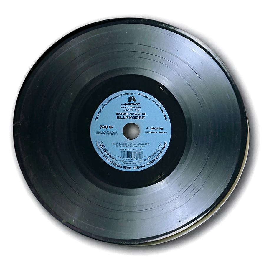 Blank Vinyl Record Png 05242024 PNG image