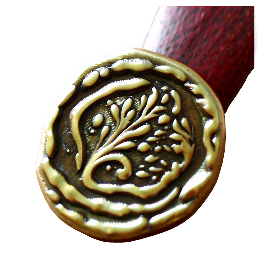 Blank Wax Seal Png 06132024 PNG image